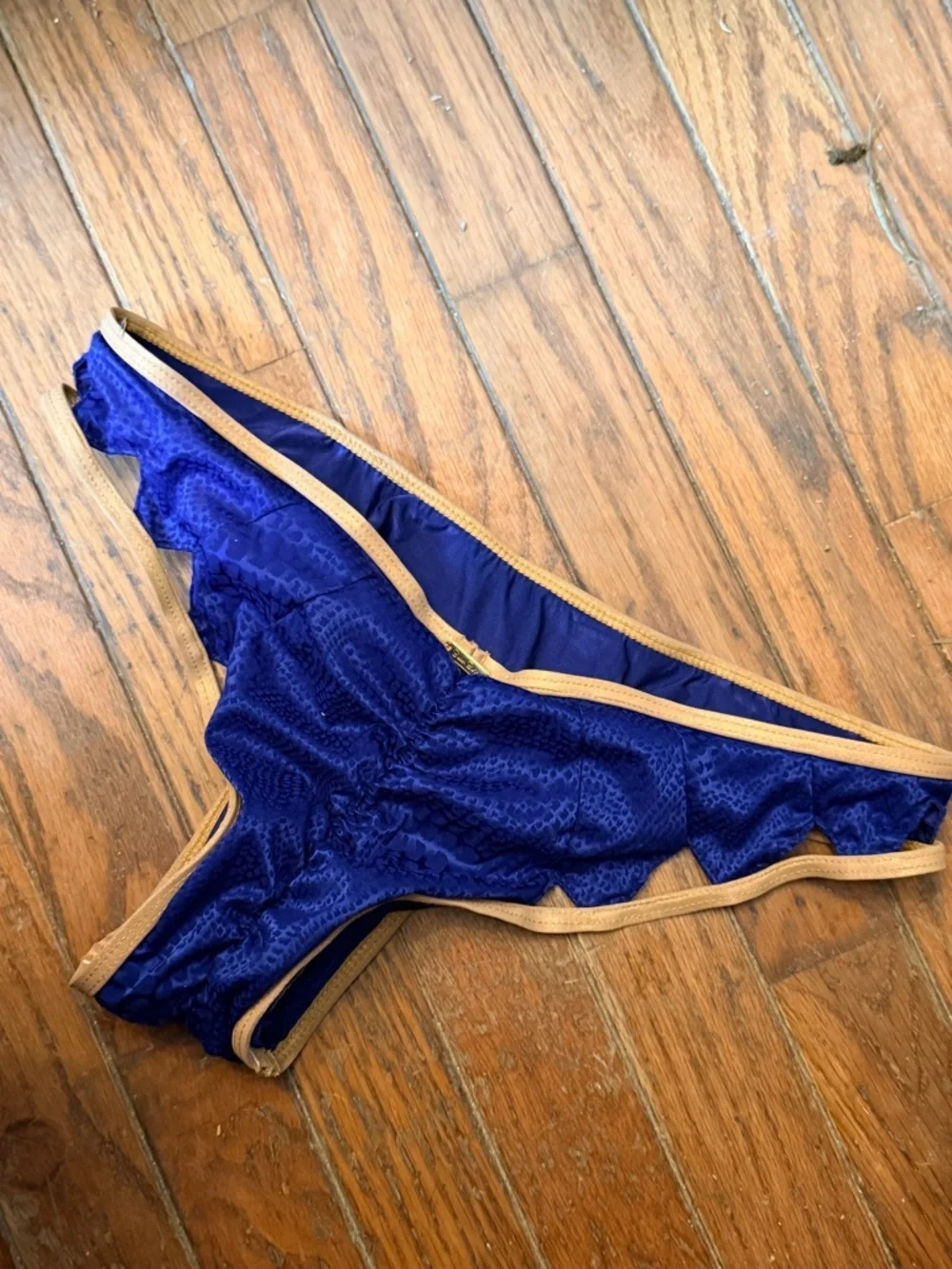 Beach Bunny Blue Bikini Bottom nwot